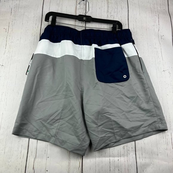 Speedo Large Comfort Stretch Sun Protection Shorts Pants Gray Men New - Picture 9 of 11